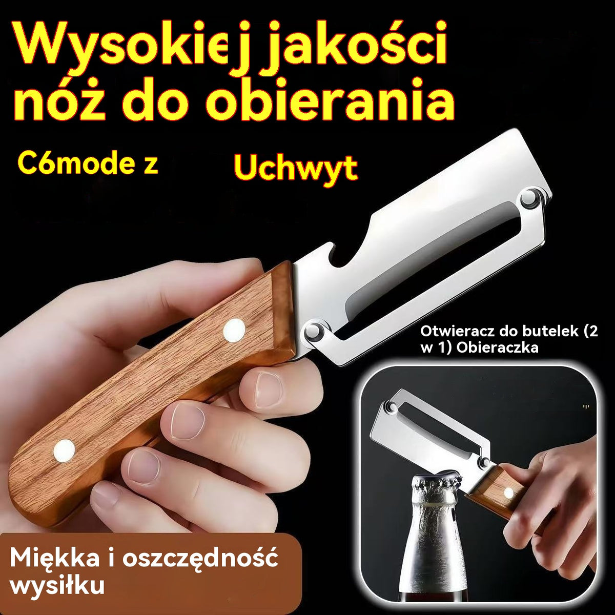 🔥 Gruba obieraczka ze stali nierdzewnej do użytku kuchennego.
