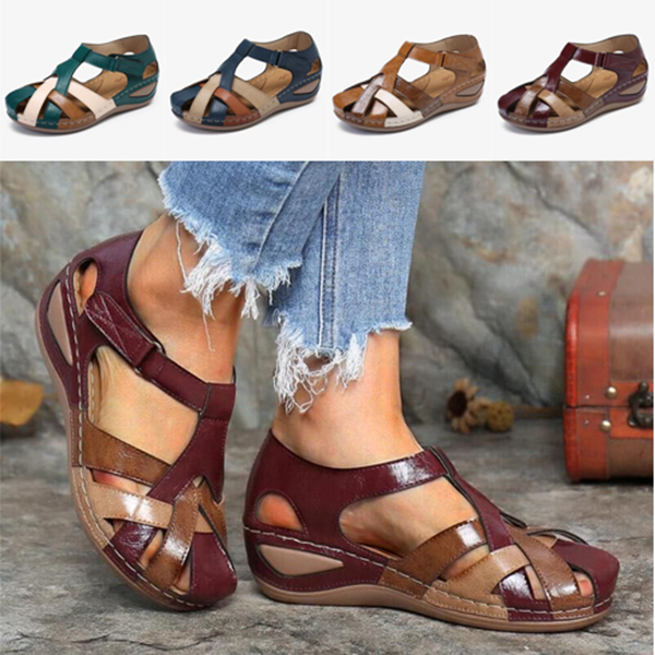 ✨🩰【Promocja sezonowa】【35-43】Damskie wygodne sandały rzymianki z miękkiej skóry