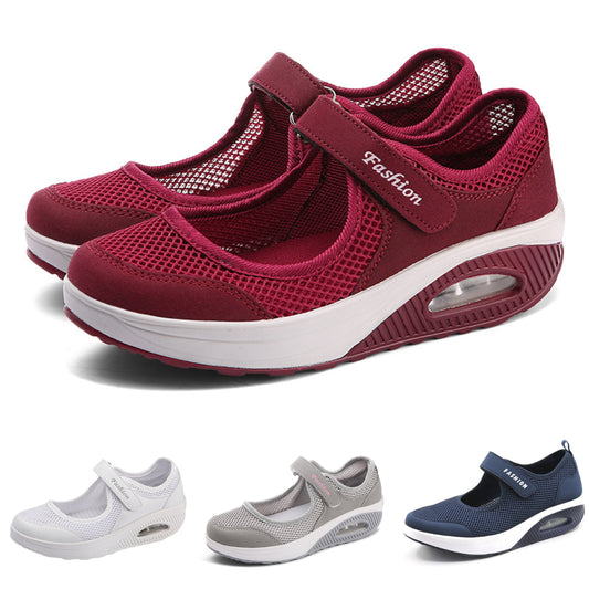 【35–43】👟 Damskie sneakersy z oddychającej siateczki, z podeszwą na poduszce powietrznej – ultralekkie, miękkie i wygodne