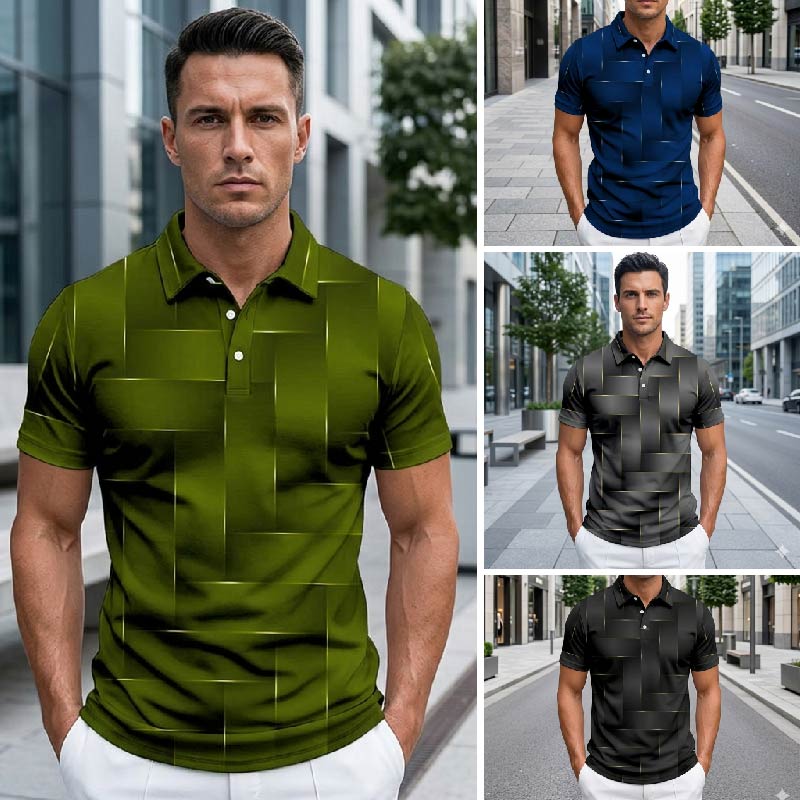 ✨Męska koszulka polo S-5XL – przewiewny styl 2026, -50%