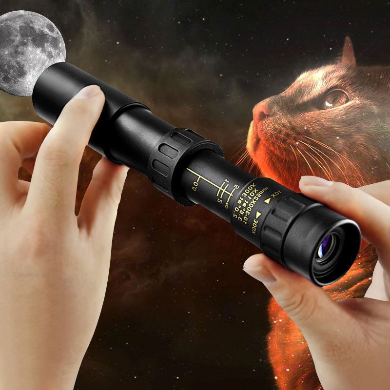 🔥Oferta ograniczona czasowo🔥Lornetka ręczna 10-300X Zoom HD Profesjonalna lornetka dalekiego zasięgu Noktowizor o niskiej jasności Luneta snajperska Monokular Myślistwo